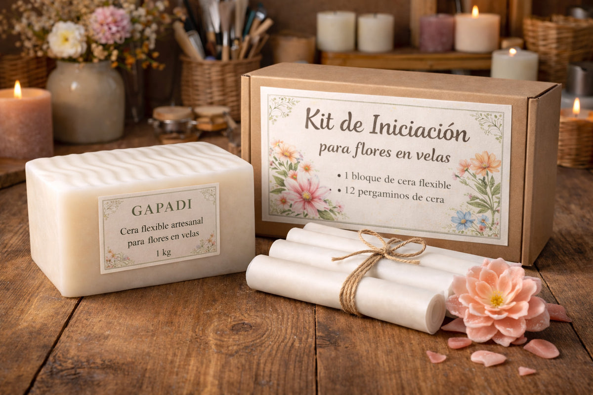 Kit de Iniciación para Flores de Cera Realistas