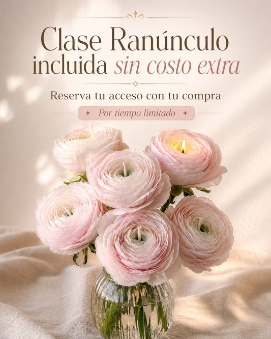 Kit de Iniciación para Flores de Cera Realistas