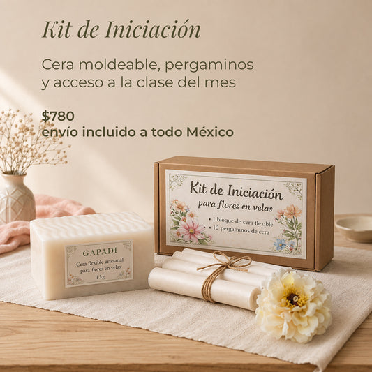 Kit de Iniciación para Flores de Cera Realistas